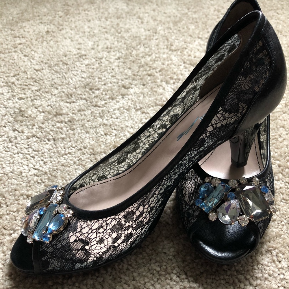 Lace heels